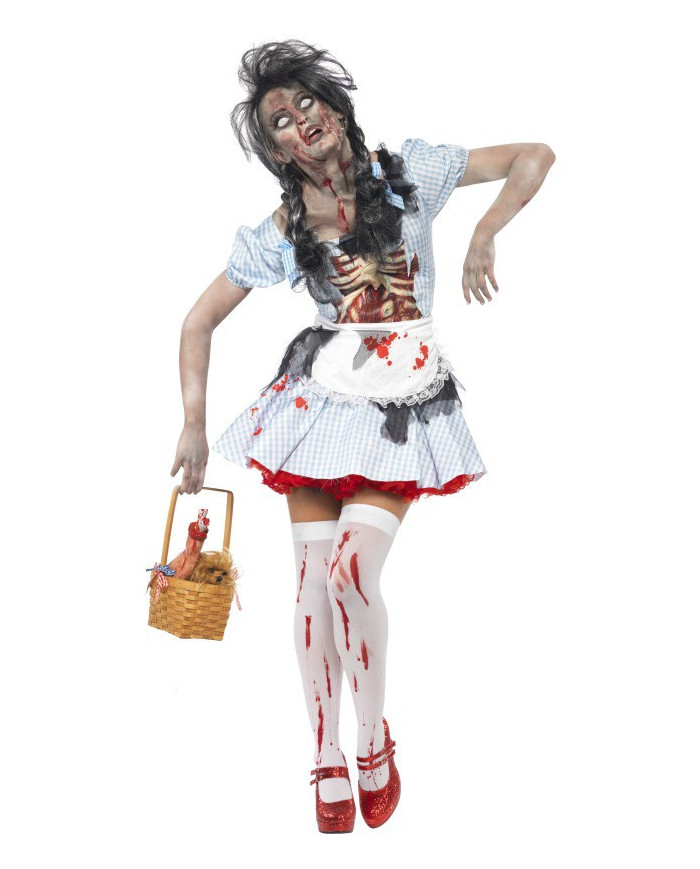 Filles Zombie Princess Costume Dorothy CHAPERON ROUGE Conte de Fées Halloween Déguisements 