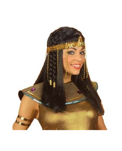 Bandeau doré reine égyptienne
