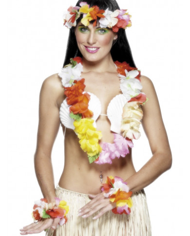 Kit Hawaien à fleurs Luxe