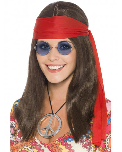 Kit complet déguisement hippie femme