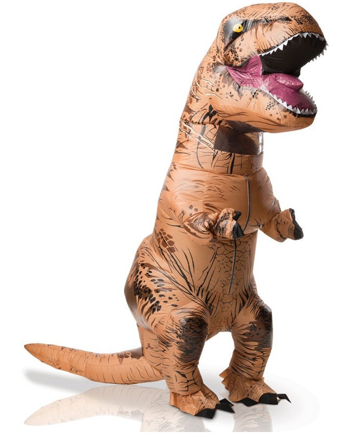 Déguisement homme T-rex gonflable adulte Jurassic world™officiel adulte