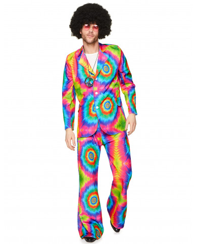 Costume hippie multicolore...