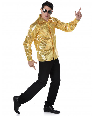 Costume de disco doré pour...