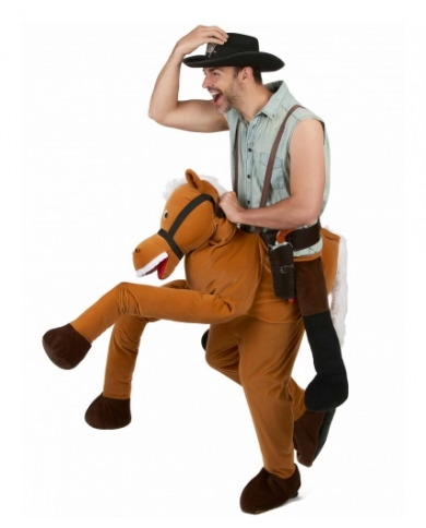 Costume homme à dos de cheval