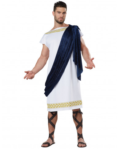 Costume homme grec blanc et...