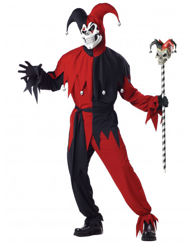 Costume Joker noir et rouge...