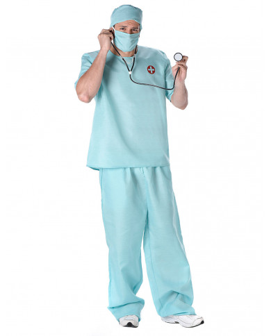 Costume chirurgien bleu...