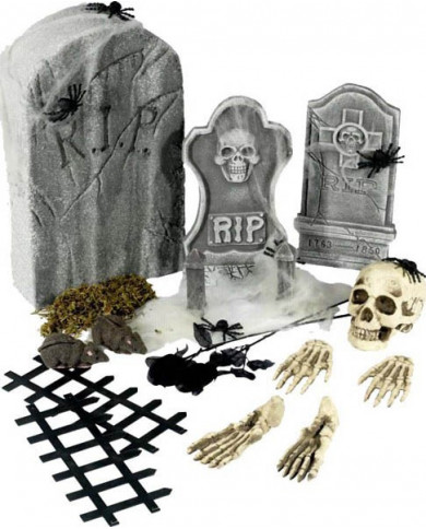 Décoration cimetière Halloween