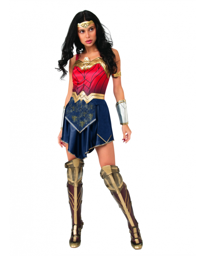 Funidelia | Déguisement Wonder Woman Sexy pour Femme Super héros, DC Comics  - Déguisement pour Adultes et Accessoires pour Halloween, Carnaval et