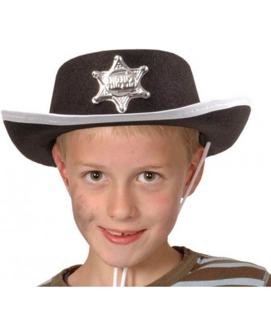Chapeau sheriff enfant